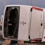 واژگونی اتوبوس زائرین در مسیر ایلام_مهران