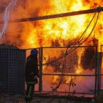 شعله های آتش، خاموشی را به اوکراین آورده اند