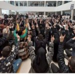 اعتراضات در دانشگاه ساری از سر گرفته شد