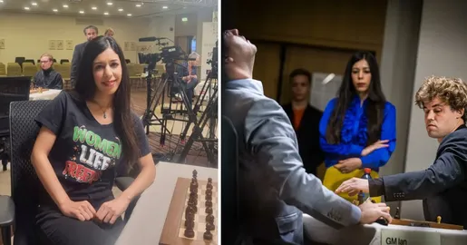 حذف داور شطرنج به دلیل استفاده از شعار زن، زندگی آزادی