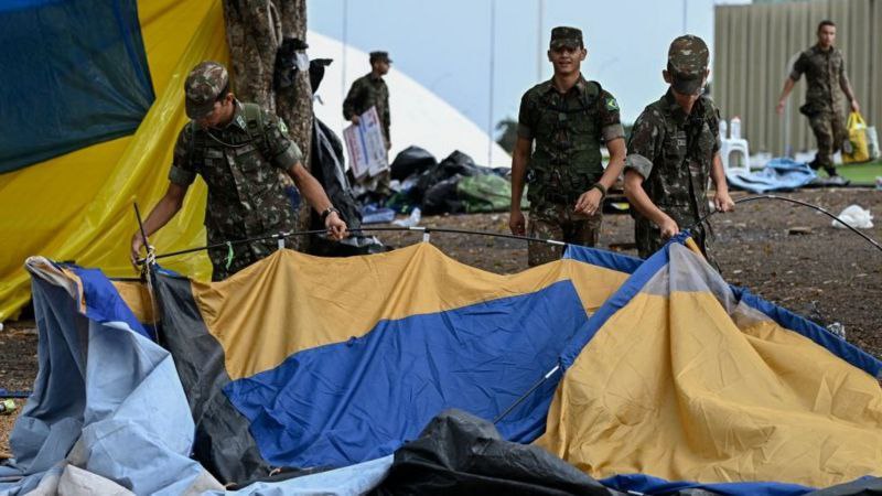 ۱۵۰۰ نفر از حمله‌کنندگان به کنگره برزیل دستگیر شدند