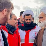بازدید نماینده ویژه رهبر ایران از اردوگاه‌های اسکان اضطراری خوی