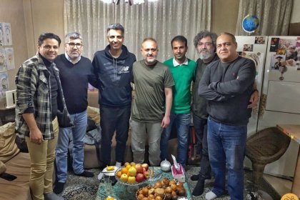 عادل فردوسی‌پور با احسان پیربرناش دیدار کرد