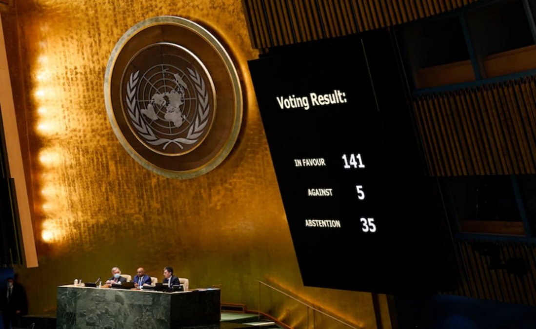 سازمان ملل حمله روسیه به اوکراین را محکوم کرد