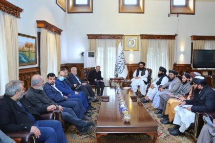 دیدار دیپلمات‌های ایران با وزیر خارجه طالبان در کابل