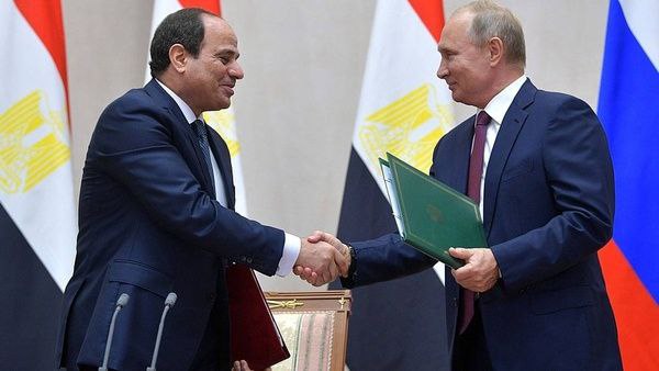 گفتگوی تلفنی رؤسای جمهور روسیه و مصر