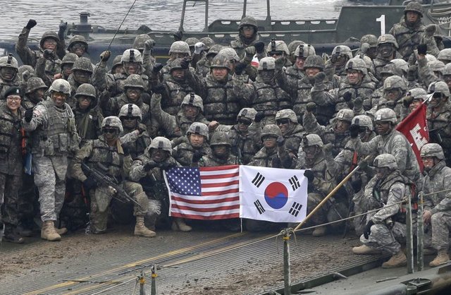 بزرگترین رزمایش آمریکا و کره‌جنوبی در ۵ سال گذشته