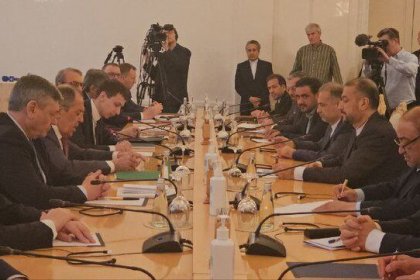 دیدار امیرعبدالهیان با وزیر خارجه روسیه در مسکو