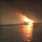 آتش‌سوزی ۵ لنج در بندر عسلویه بوشهر