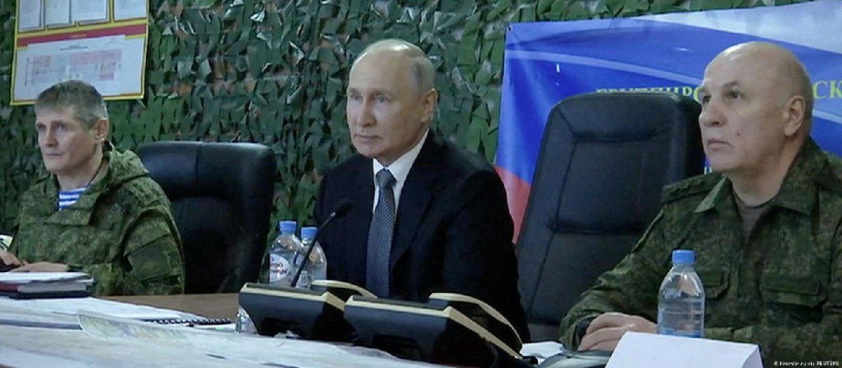 پوتین از نظامیان روسیه در خرسون بازدید کرد
