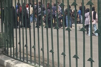 درگیری بر سر حجاب اجباری در دانشگاه تهران