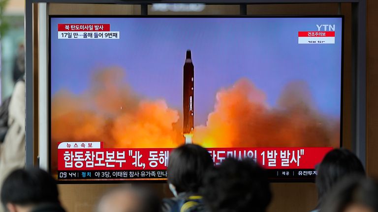 کره شمالی موشک بالستیک از نوع جدید شلیک کرد