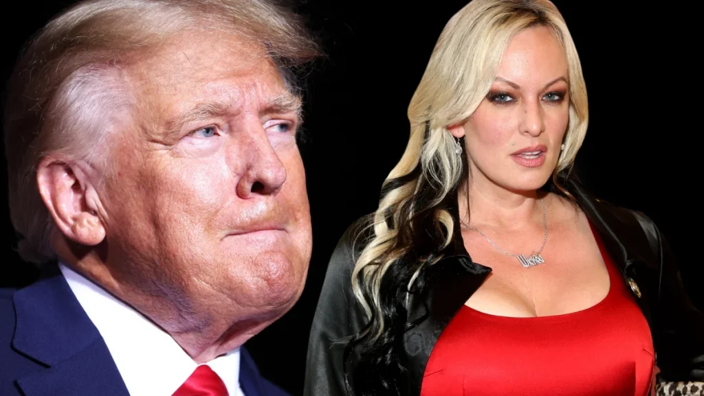 Donald Trump and Stormy Daniels
Justin Sullivan/Getty Images