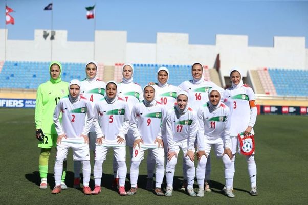 صعود تیم فوتبال دختران ایران به مرحله دوم قهرمانی آسیا