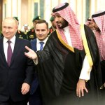 رقص شمشیر پوتین با شاهزاده عرب