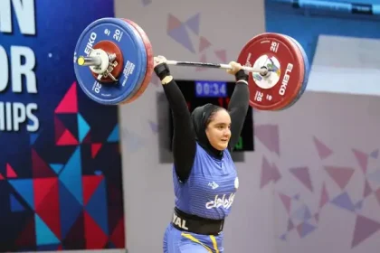 درخشش کیژان مقصودی در مسابقات وزنه‌برداری زنان آسیا