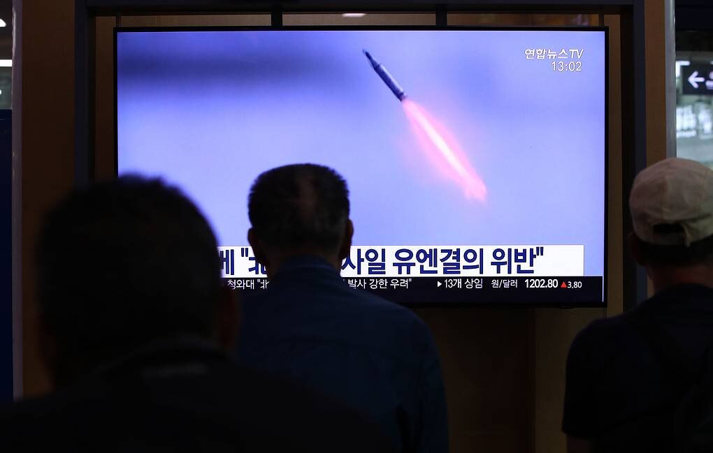 گارد ساحلی ژاپن: موشک بالستیک کره شمالی پس از ۷ دقیقه پرواز سقوط کرد