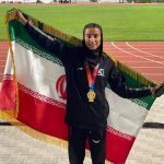 کسب طلای تاریخی دختر دونده ایران در قهرمانی آسیا