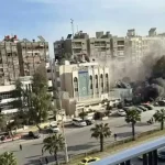 حمله هوایی به ساختمانی در مجاورت سفارت ایران در دمشق