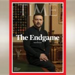 مجله تایم تصویر زلنسکی را با عنوان «آخر بازی» منتشر کرد