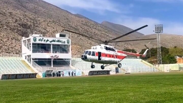 مدیرعامل باشگاه خیبر: برای خشک کردن چمن ورزشگاه تختی خرم‌آباد بالگرد اجاره کردیم