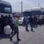 کامیون‌داران در شهر‌های مختلف ایران اعتصاب کردند