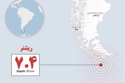 در پی وقوع زلزله ۷.۴ ریشتری در آرژانتین، کشور شیلی هشدار سونامی صادر کرد