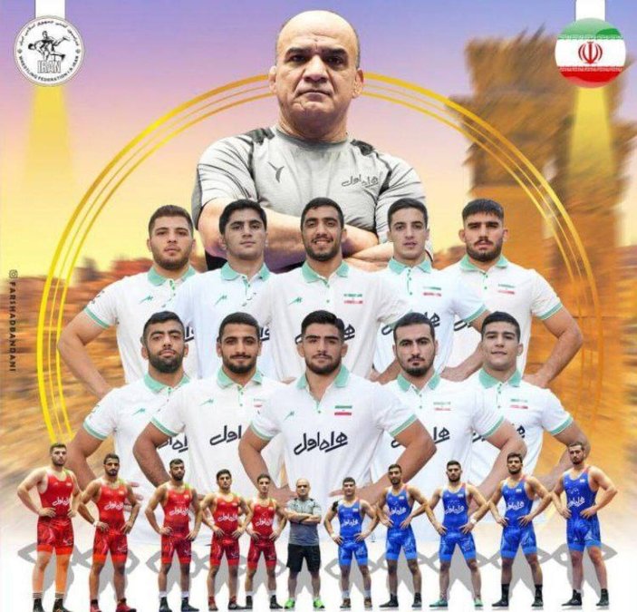 تیم ملی کشتی آزاد جوانان ایران با کسب ۷ مدال قهرمان آسیا شد
