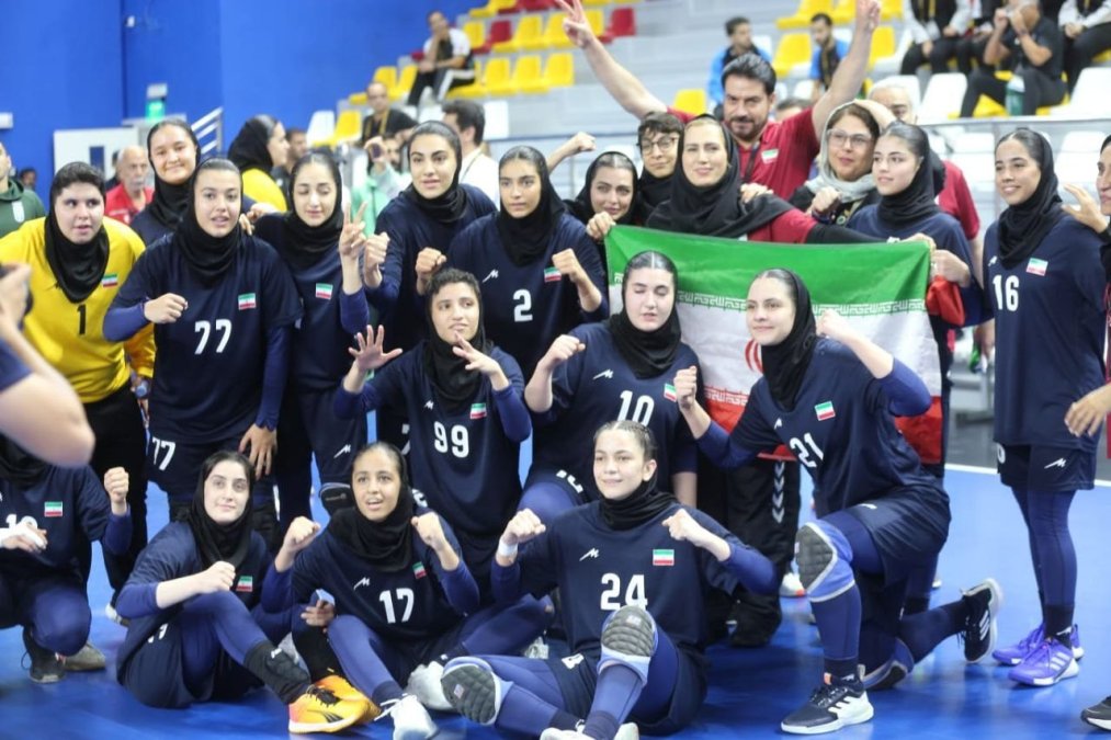 دختران هندبالیست ایران قهرمان بازیهای آسیایی جوانان شدند