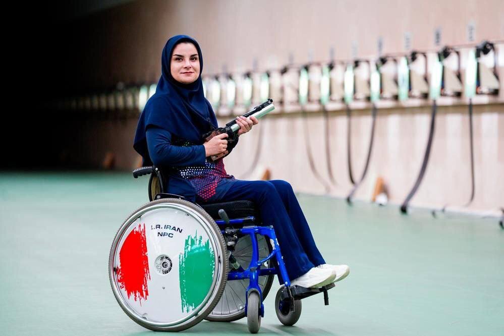 نسرین شاهی قهرمان تپانچه بادی بانوان در جام جهانی العین شد