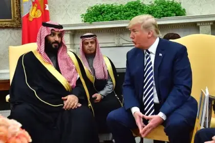 دونالد ترامپ از ولیعهد عربستان در کاخ سفید استقبال کرد