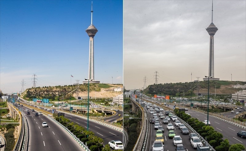 تهران آلودهترین شهر جهان شد
