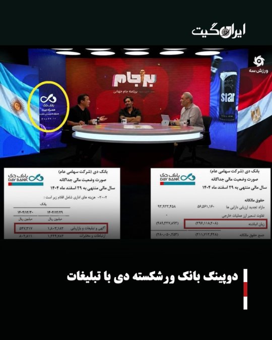 دوپینگ بانک ورشکسته دی با تبلیغات