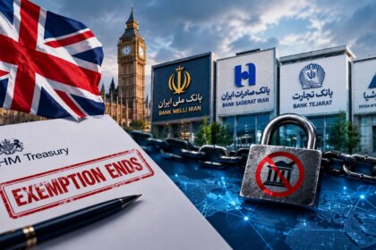 بریتانیا معافیت‌های بانکی چهار بانک ایرانی را لغو می‌کند